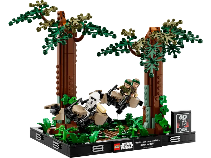 Endor Speeder Chase Diorama (75353)