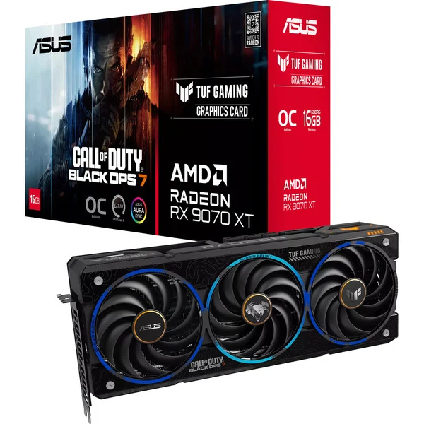 ASUS TUF GAMING RX 9070 XT COD Black Ops 7 SE (TUF-RX9070XT-O16G-COD-BO7)