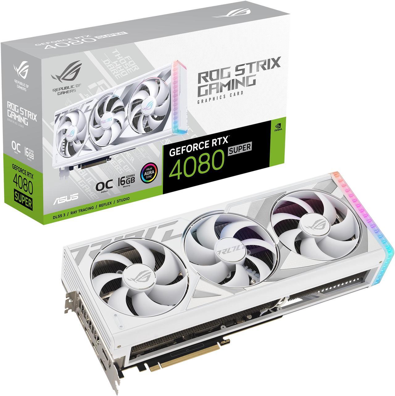 ASUS RTX 4080 SUPER ROG STRIX OC WHITE (ROG-STRIX-RTX4080S-O16G-WHITE)