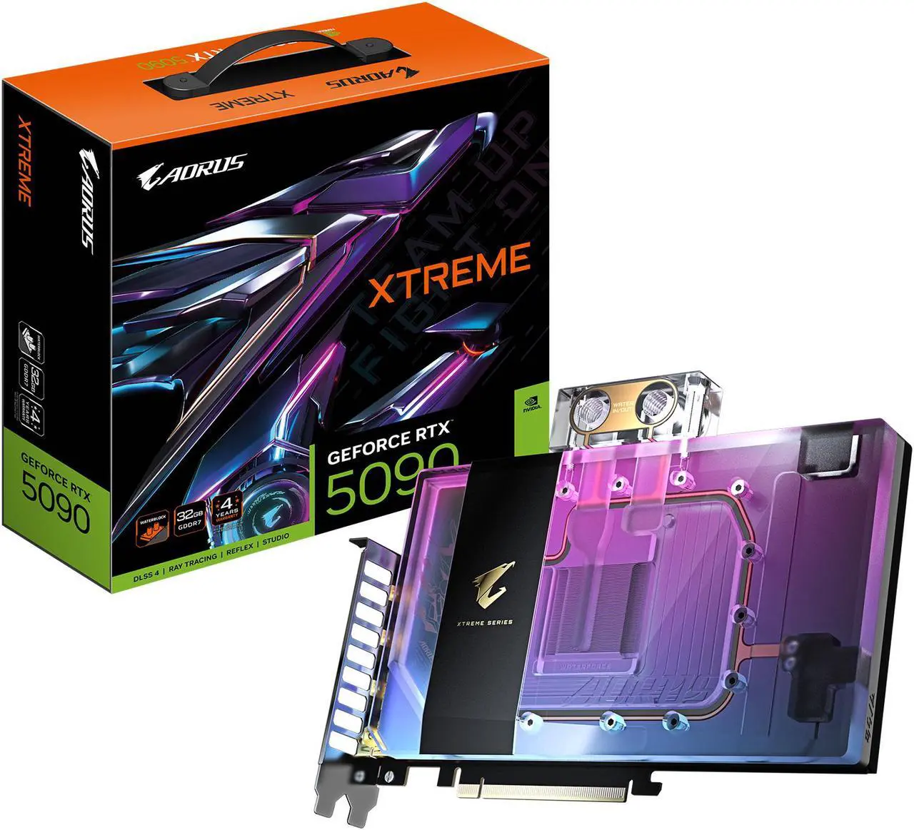 GIGABYTE RTX 5090 AORUS XTREME WATERFORCE WB 32G (GV-N5090AORUSX-WB-32GD)