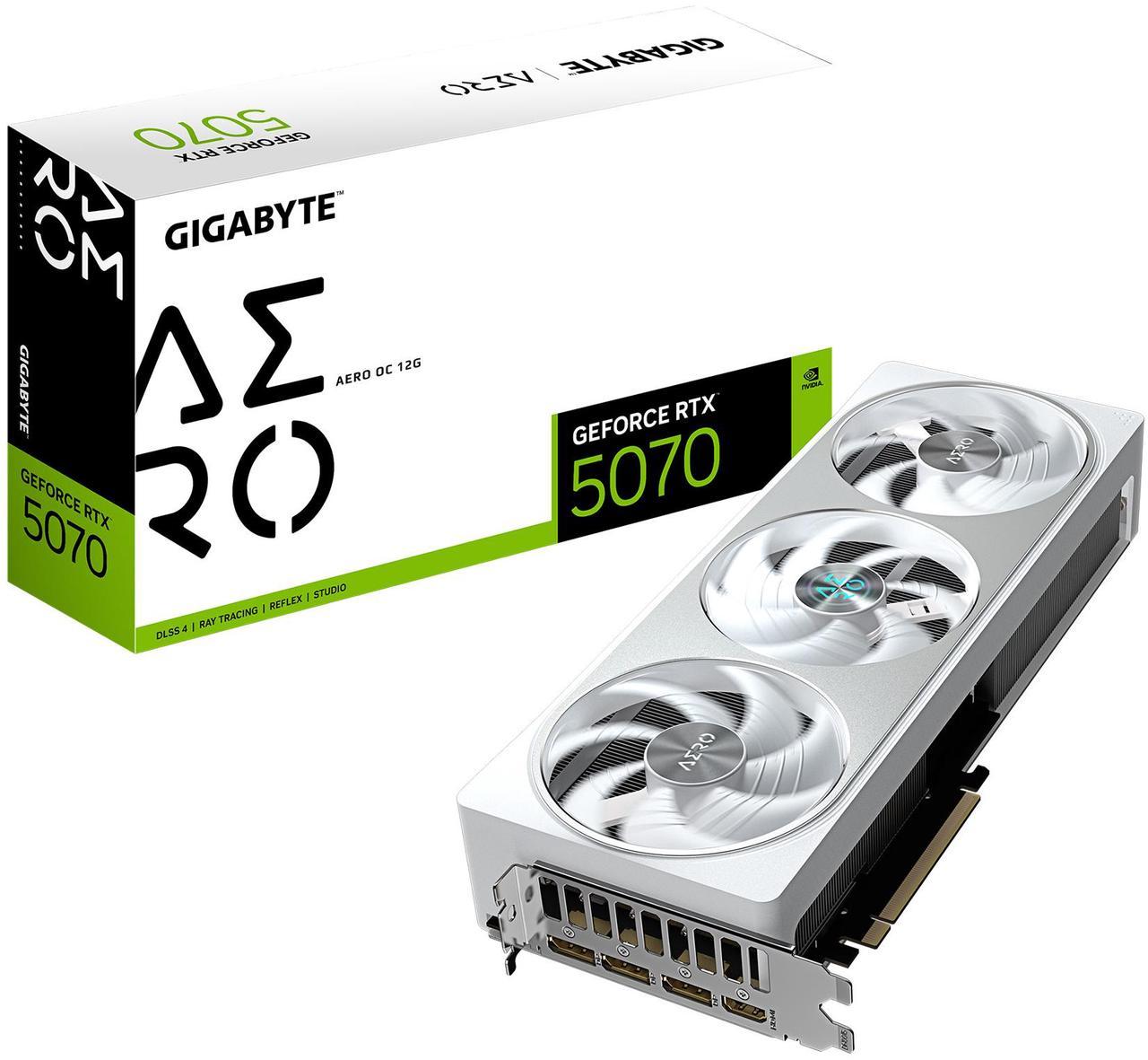 GIGABYTE RTX 5070 AERO OC 12G (GV-N5070AERO-OC-12GD)