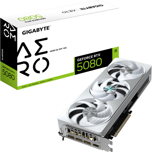 GIGABYTE RTX 5080 AERO OC SFF 16G (GV-N5080AERO-OC-16GD)