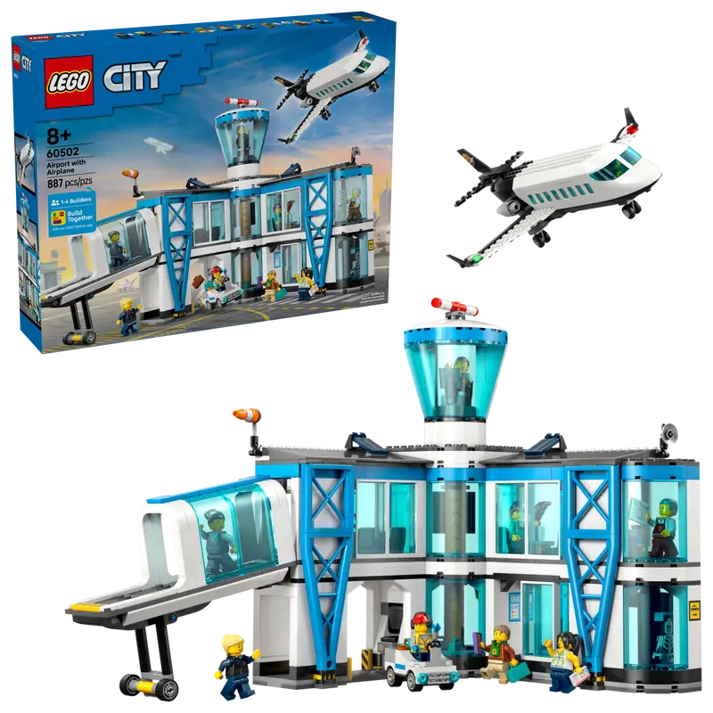 Airport with Airplane (60502)