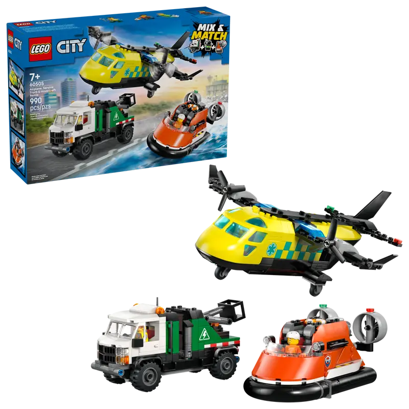 Airplane Service Truck Hovercraft Remix (60505)