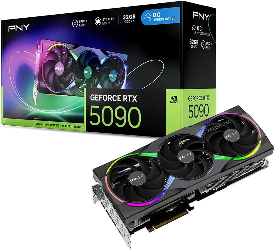 PNY RTX 5090 ARGB Triple Fan OC (VCG509032TFXXPB1-O)