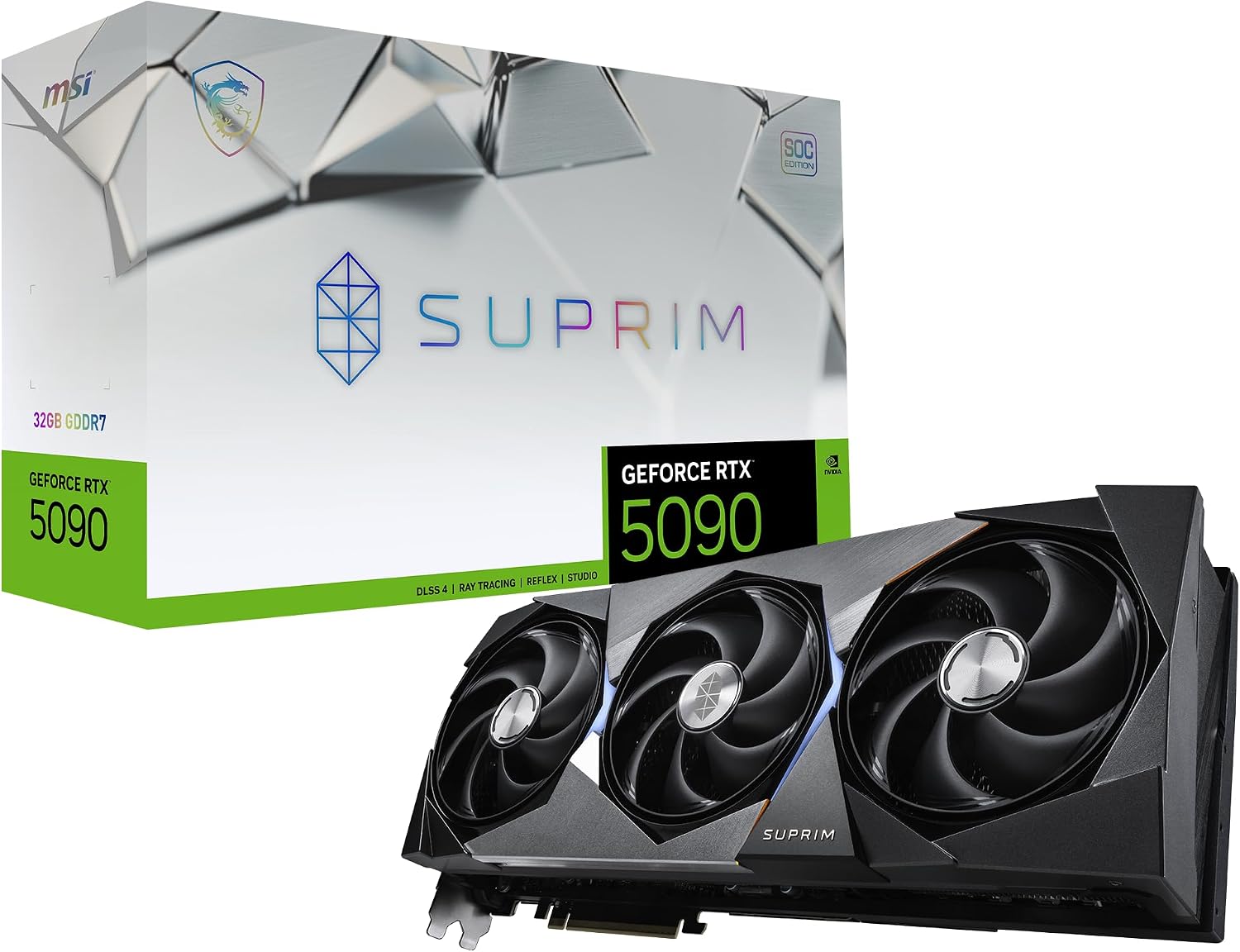 MSI RTX 5090 SUPRIM SOC (RTX-5090-32G-SUPRIM-SOC)