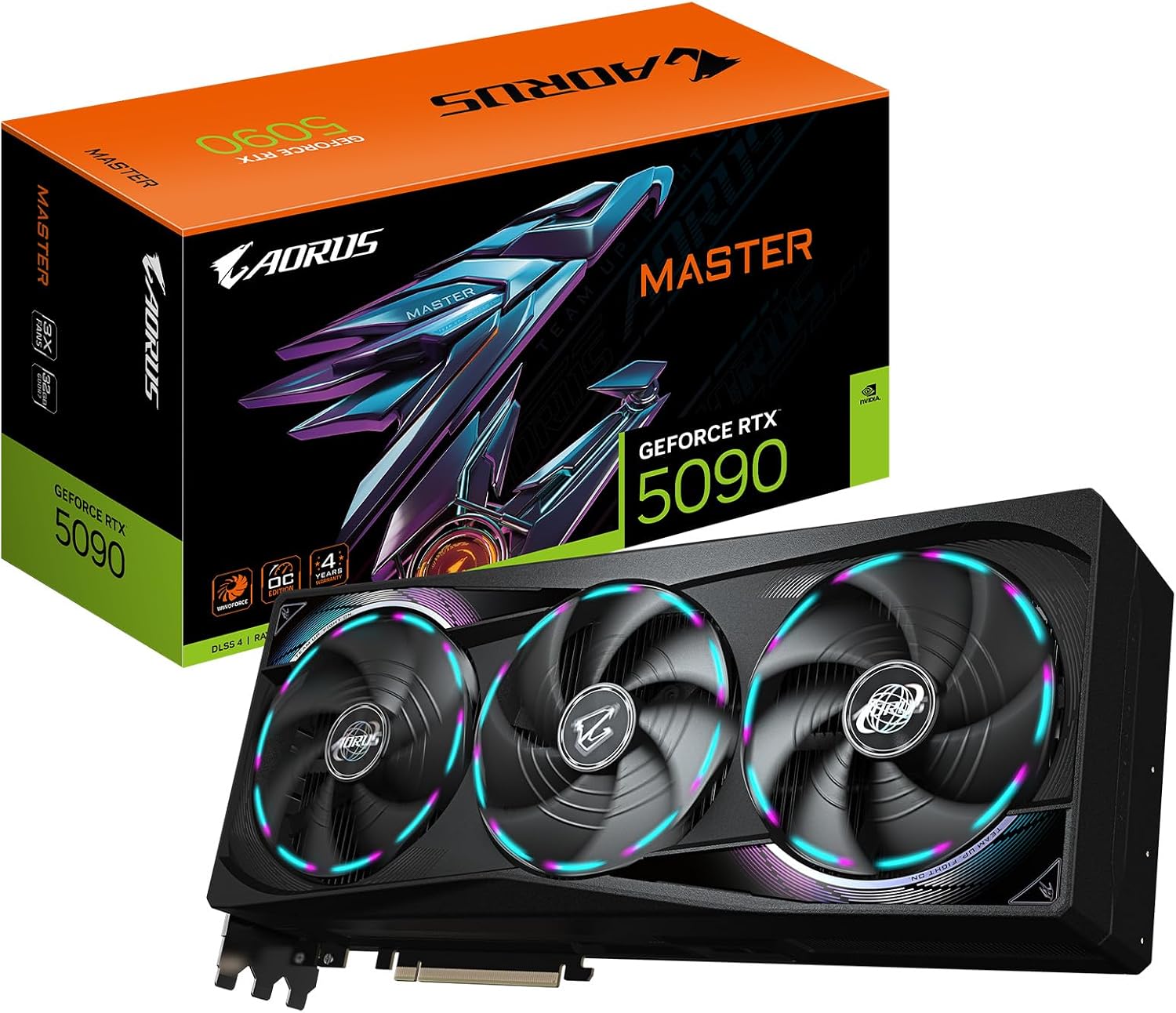 GIGABYTE RTX 5090 AORUS MASTER 32G (GV-N5090AORUS-M-32GD)