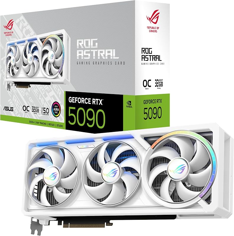 ASUS RTX 5090 ROG ASTRAL OC WHITE (ROG-ASTRAL-RTX5090-O32G-WHITE)