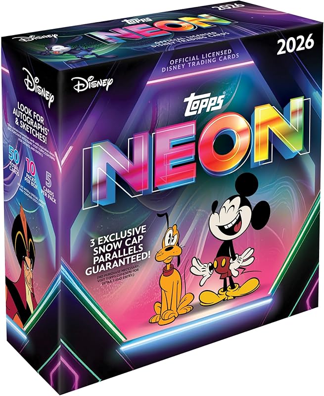 2026 Topps Disney Neon Mega Box