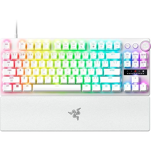 Razer Huntsman V3 Pro TKL 8KHz Esports Gaming Keyboard - White