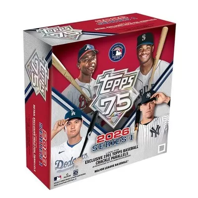 2026 Topps MLB Series 1 Baseball Trading Card Mega Box