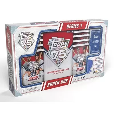 2026 Topps MLB Series 1 Baseball Trading Card Super Box
