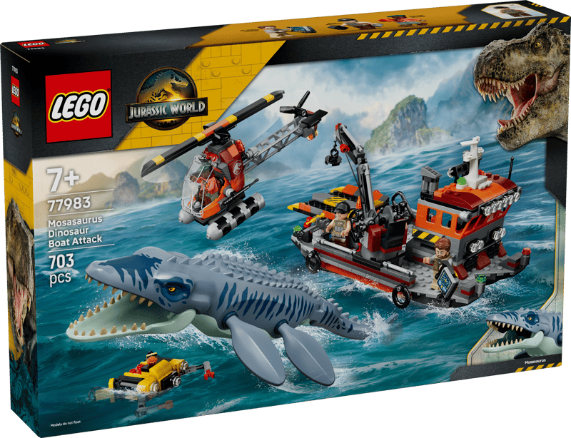 Mosasaurus Dinosaur Boat Attack (77983)